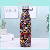 Elegante und langlebige Vakuum-isolierte Wasserflasche aus Edelstahl 500ml
