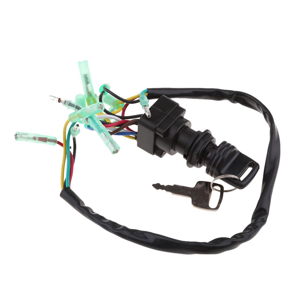 Remote Control Box Ignition Switch/Main Switch Key Assembly 703-8253-00 for Outboard Motors