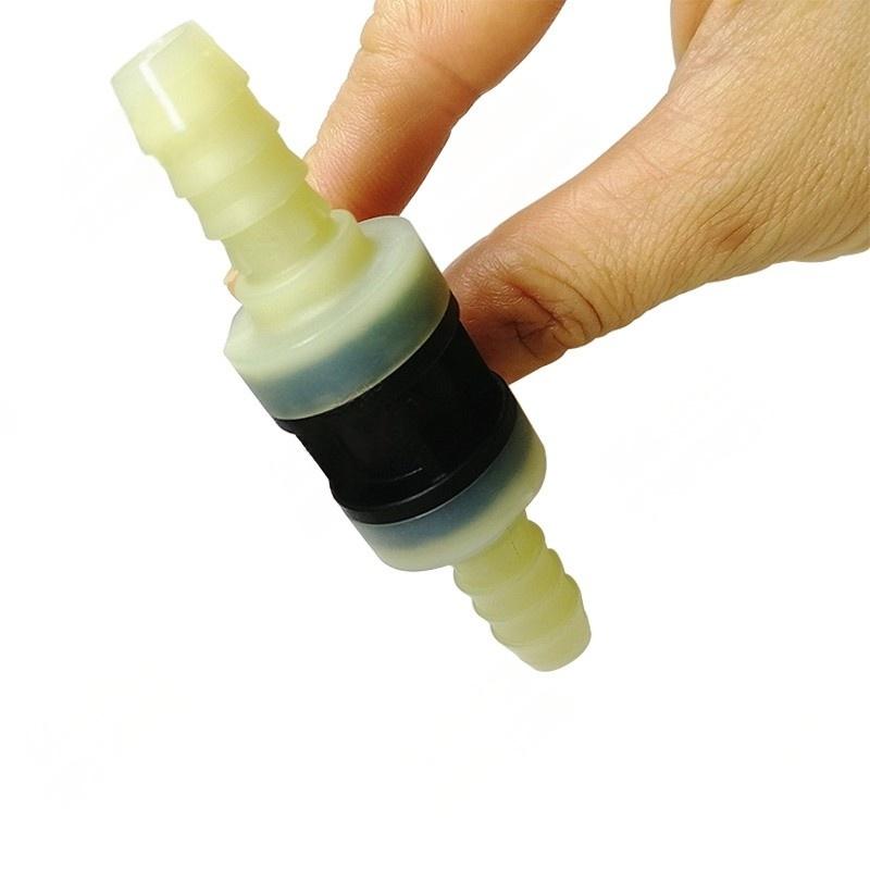ID10 T Type One Way Valve Non Return Valve Fuel Line Quick Connector 11.8 Male Connector Fuel Pipe Fittings Auto Fastner 1pc