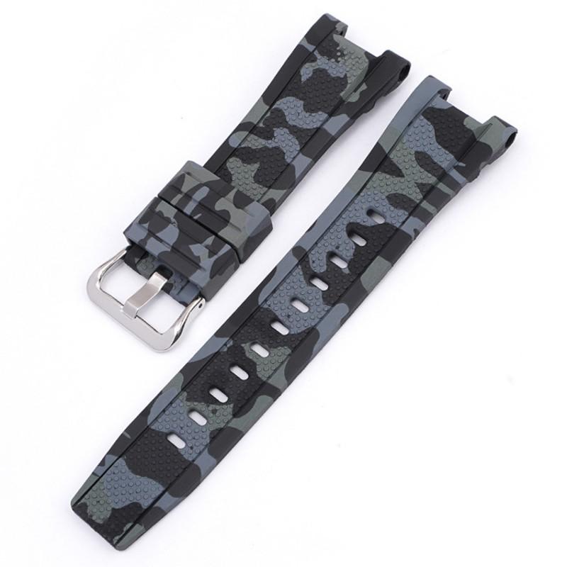 Resin Strap Casio GST-W120/130L/S310/410 Camouflage Watch Band Replacement Accessories