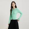 Gejin Slim-Fit Long-Sleeve Knitted Cardigan for Women