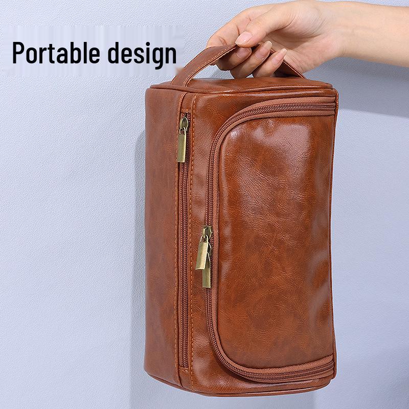 Große Tragbare Hängende Make-up-Tasche - Vielseitiger Reise-Kosmetik-Organizer mit Hoher Kapazität