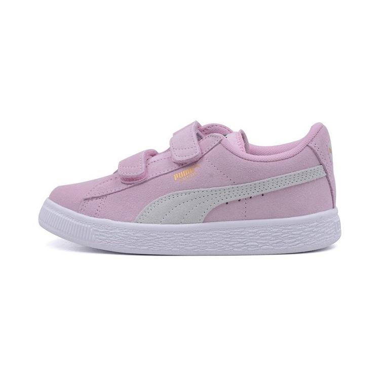 (PS) PUMA Suede 2 Straps Skate Shoes Pink Kids 359595-23 EU 34.5