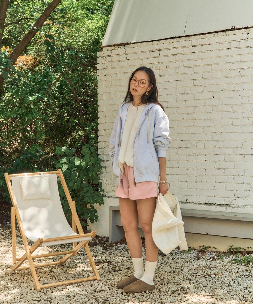 Iuteu Satin Banding Shorts/Pink