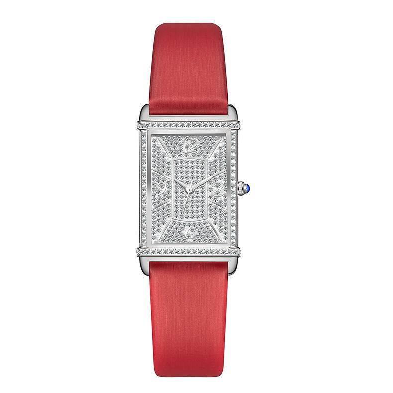 Xiaoxiangfeng Gypsy Star Diamond Square Women S Watch Fashion Light Luxury Diamond Quartz Watch