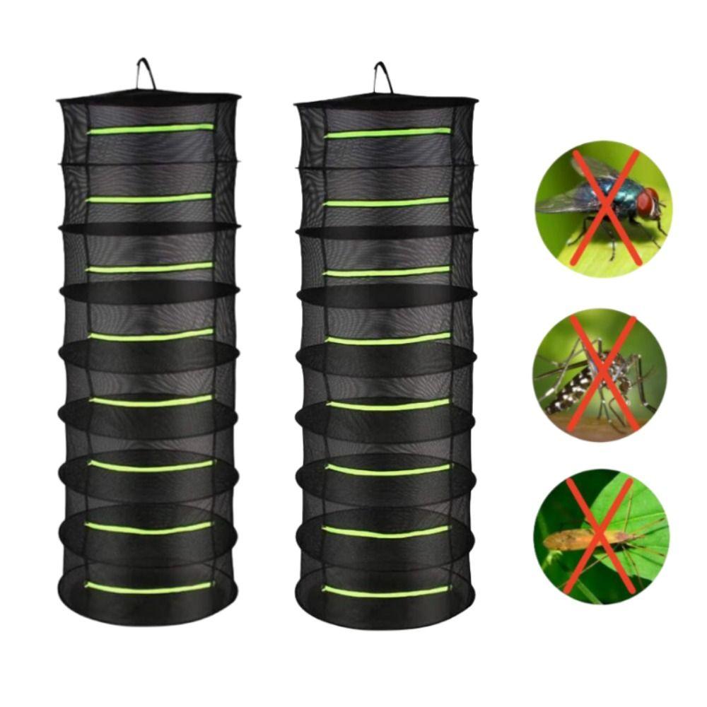 

Сетчатый мешок для сушки трав, складная подвесная корзина для трав, большая вместимость, сушка для трав и растений в помещении