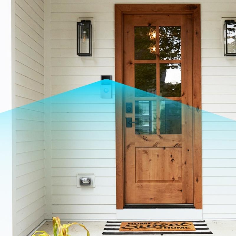 Antitheft Rings Video Doorbell Mount Adjustable Angles Doorbell Bracket Replacement Vinyls Siding Doorbell Mount