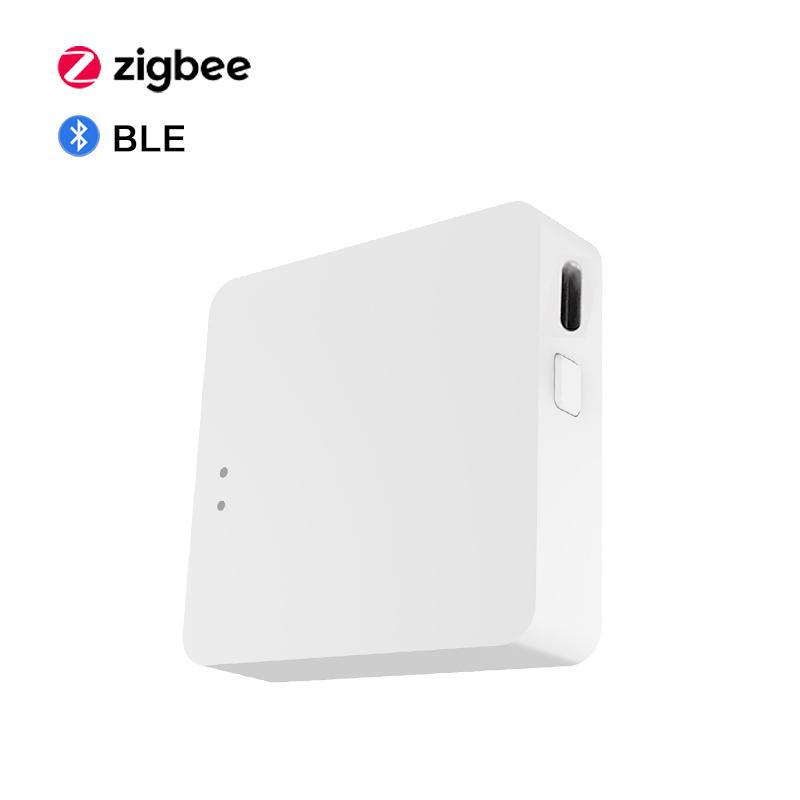 RSH Tuya Multi Mode Gateway ZigBee+BLE Hub Wireless Smart Home Appliances Remote Controller Bridge Compatible Alexa Google Zigbee+BLE&RSH-GW018 белый