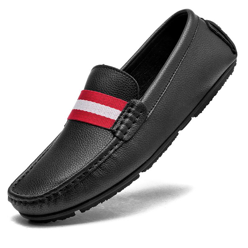 Fashion Leisure Walk Mens Loafers New Trendy Casual Shoe Youth Leisure Walking Shoes Outdoor Male Slip-on Flats Moccasins Business Shoes
