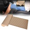 Car Seat Extender Leg Cushion Universal PU Leather Sponge Comfortable Fatigue Relief Auto Office Accessories 57x39cm