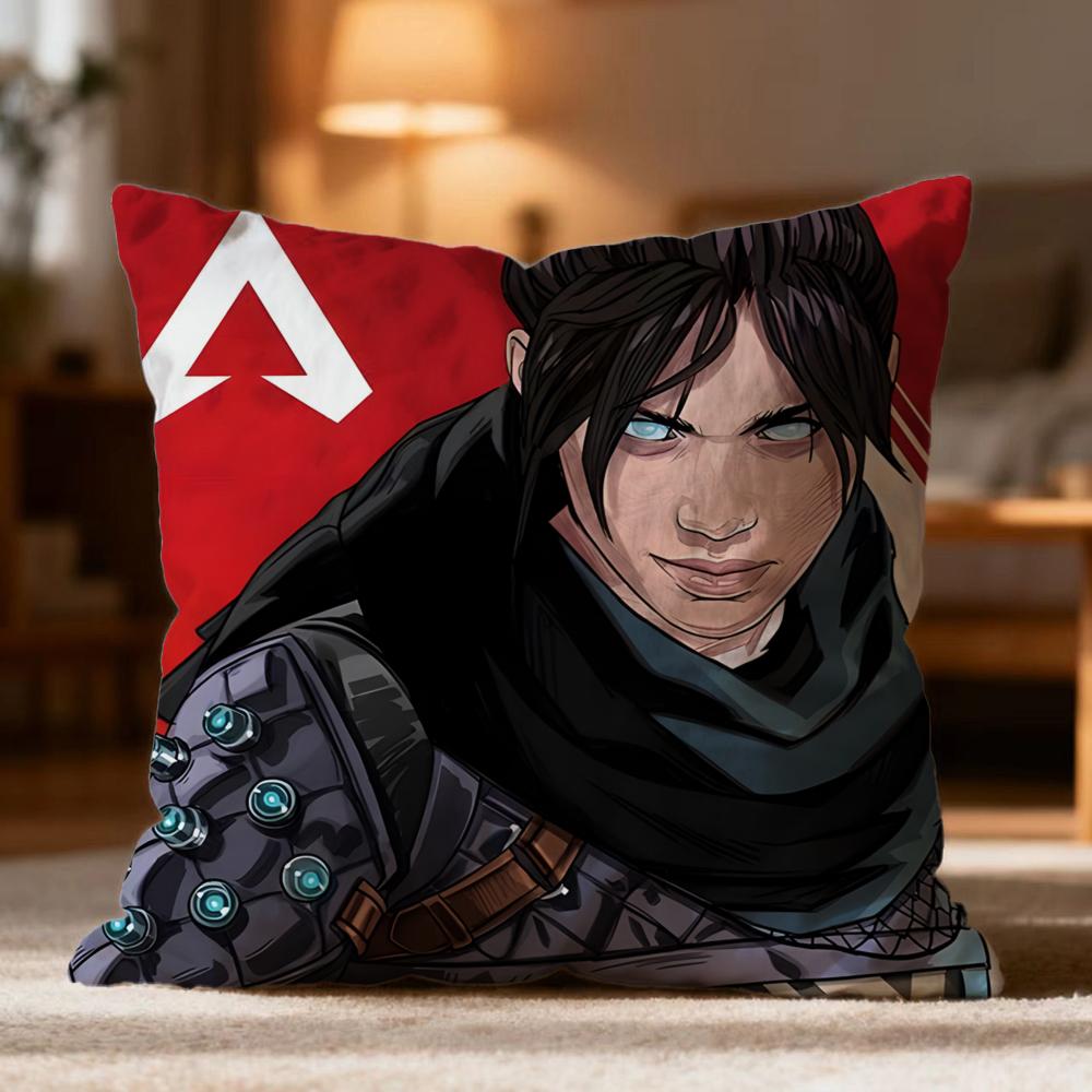 Popular AApex Legendses Cushion Cover Soft Washable Pillow Case Multi-Scene for Couch Bed Travel Office Use