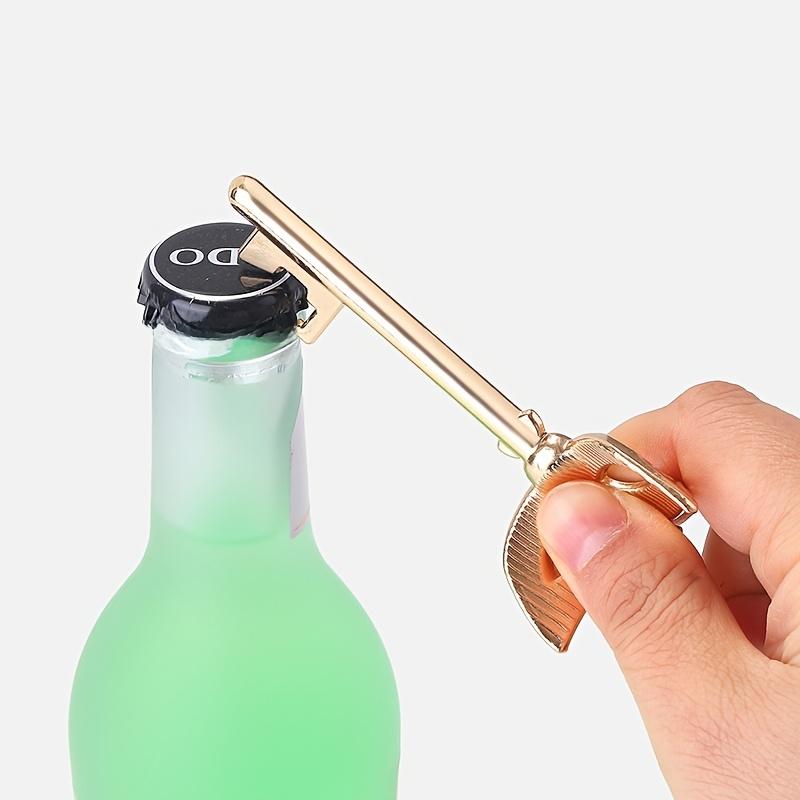 1 ks Elegantní maškarní klíč otvírák na láhve - Kovový otvírák na pivo pro svatbu, narozeniny, Vánoce, Valentýna, Absolventské dárky