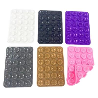 Multifunction Silicone Suction Pad Adhesive Mobile Phone Fixed Pad for Home Office Storage