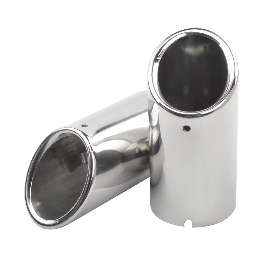 Exhaust Tips For Sagitar Lavida Bora Golf Tiguan Scirocco 1.4T BMW F30 E90 TailPipe Stainless Steel Exhaust Muffler Tip Nozzle