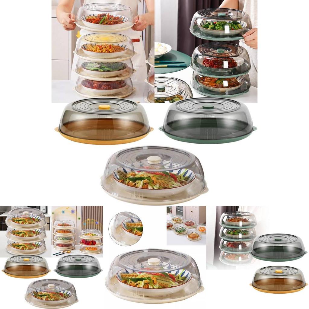 Multi-layer Transparent Food Cover For Home Dining Table With Dustproof Features