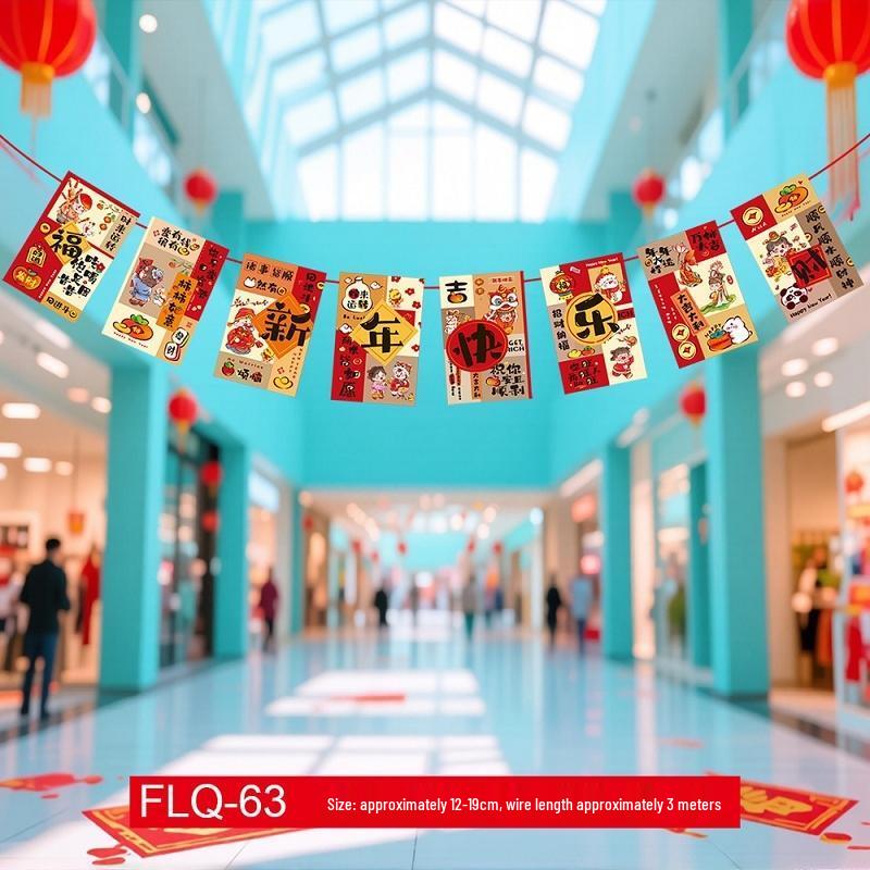 

Gureide Chinese New Year Paper Pull Flag Banner