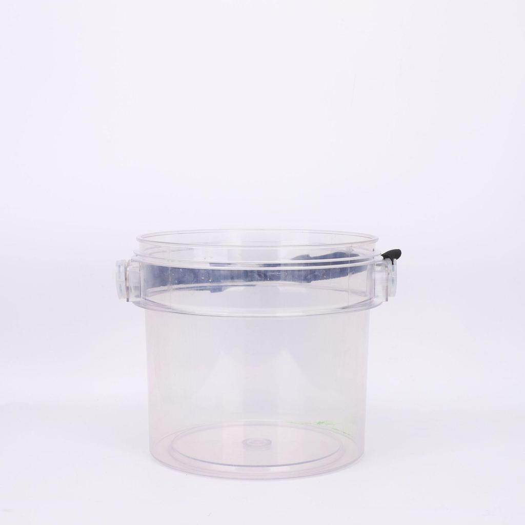 Mobile Transparent Car Wash Bucket with Wheels and Sediment Separator