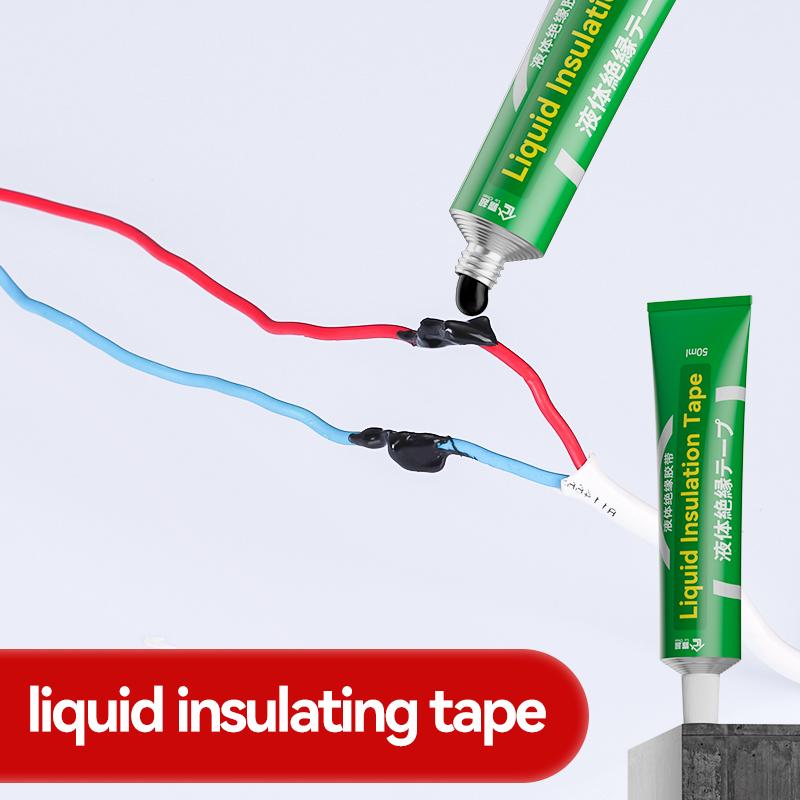 Flüssiges Isolierband Wasserdicht Isolierendes Reparaturband Neues Reparatur-Gummi Elektrischer Drahtkabel Kleber Isolierpaste Dichtmittel