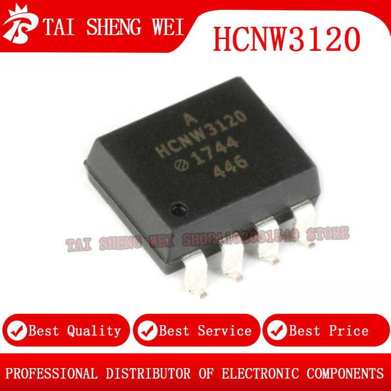 10PCS HCNW3120 DIP-8 DIP8 HCNW3120-500E HCNW-3120 SMD-8 SOP-8 3120 Optocoupler IC