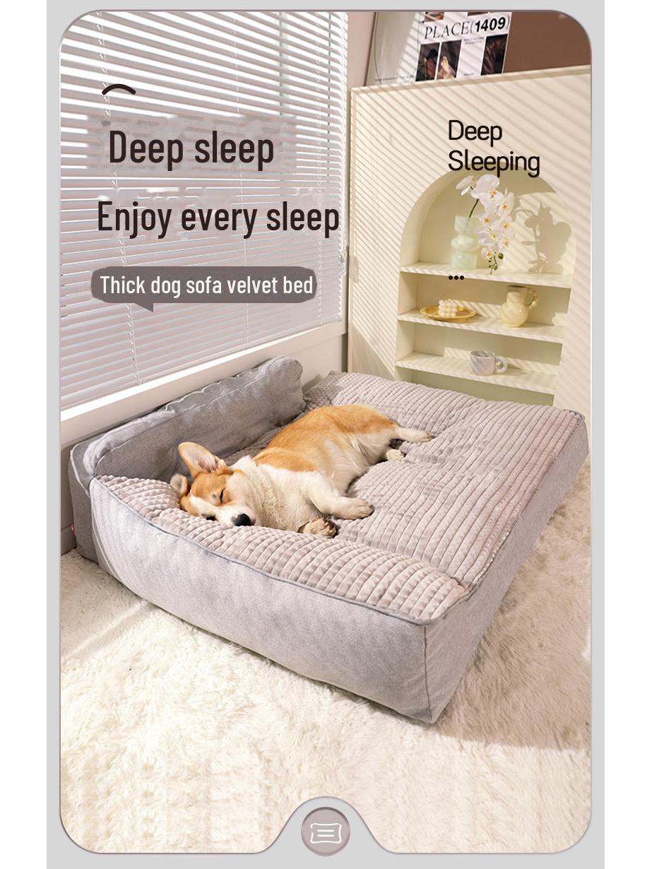 

Коврик для домашних животных Cross-Border Four Seasons: Моющийся, съемный, для крупных собак и кошек M 52x38x21cm