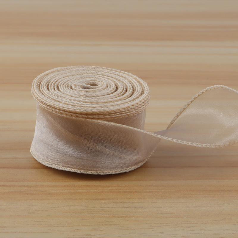 10 Yards Soft Fishtail Organza Ribbon Eco-Friendly Sheer Craft Ribbon for Gift Box Wrapping Bridal Shower DIY Handmade Ornaments