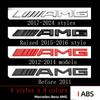 Car Sticker AMG Logo Car Tail Trunk Auto Emblem Sticker Accessories For Mercedes Benz Brabus Smart Maybach W204 GLC CLA W205 W20