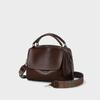YUYULA Leather Handbag, Women's Crossbody Bag, Shoulder Bag, Coffee Color