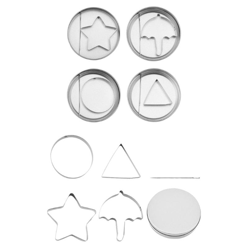 DIY Cookie Cutter Set Baking Tools Set Stainless Steel Biscuit Mold Set DIY Baking Supplies Perfect for Handmade Treats