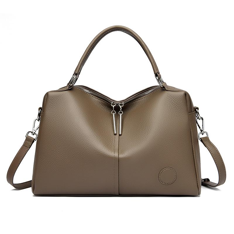 

Новая сумка из коровьей кожи первого слоя в стиле легкой роскоши, модная комбинированная женская сумка через плечо, высококачественная практичная сумка