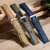 20mm 21mm 22mm Nylonové plátěné řemínek pro Seiko SRPC31J1 SRPC63J1 Hamilton Sports Vodotěsný řemínek Náramek Modrý Šedý Khaki