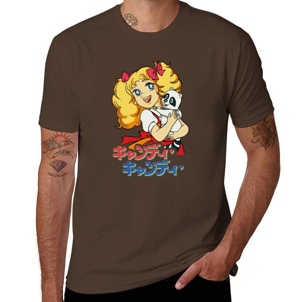 Candy Candy TShirt vintage quick drying mens t shirts pack