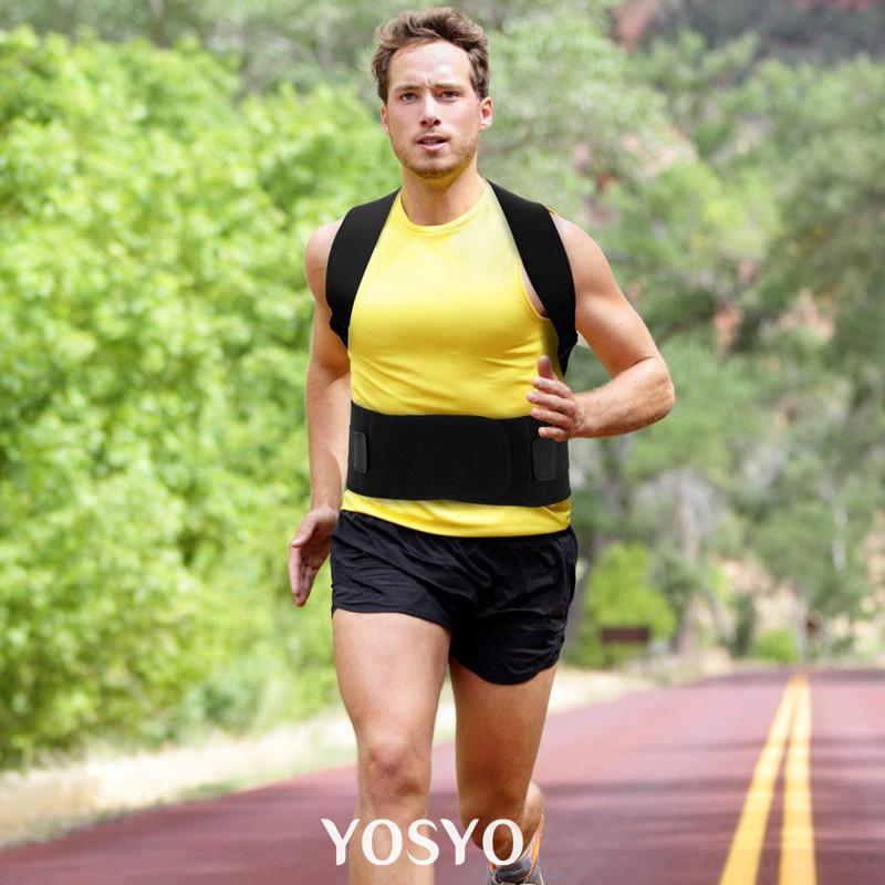 Corrector de postură a spatelui ajustabil Terapia magnetică Corrector de postură Brevetă pentru umăr Curea de sprijin pentru spate