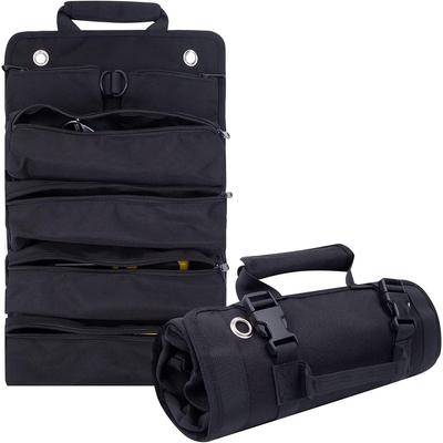 Hardware Tools Pouch Space-Saving Roll Up Tool Bag Portable Tool Organizer Carrier Bag for Mechanic/Electrician/Motorcycle/Truck