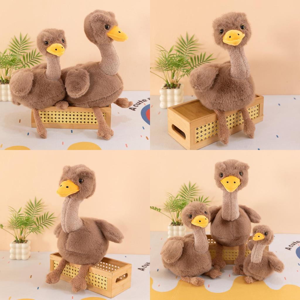 Plush Ostrich Toy For Kids Soft Animal Doll Gift For Children