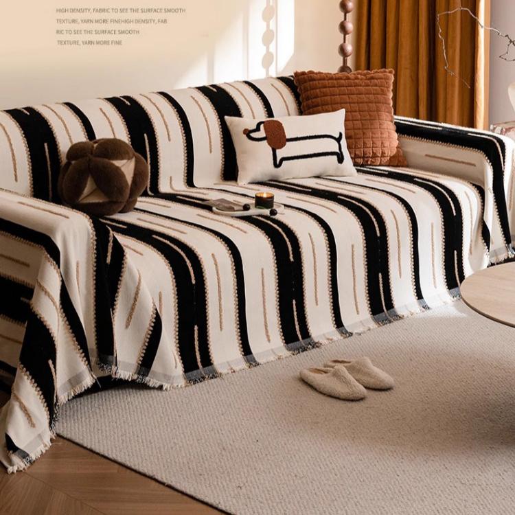 1pc Chenille Sofa Cover Blanket, Dustproof Couch Cover Blanket, All Seasons Universal Sofa Slipcover, Pet Friendly Anti Cat Scratch Sofa Cover Bedroom