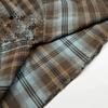 Trendy Retro Plaid Long Sleeve Distressed Shirt - Loose Fit Casual Outerwear for Couples