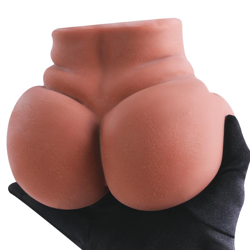 Men's Masturbation Cup Big Buttocks Soft Ass Sex Doll Tan Nude Real Skin Feel Vagina Sex Erotic Sex Toy