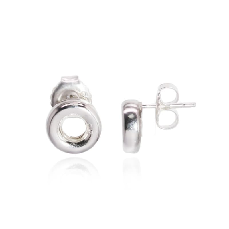 UNI.J [Cotidiano]Circle Silver Earring Ie401