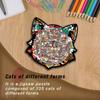 Fun Cat Collection Wooden Irregular Jigsaw Puzzle - Decompression Educational Toy