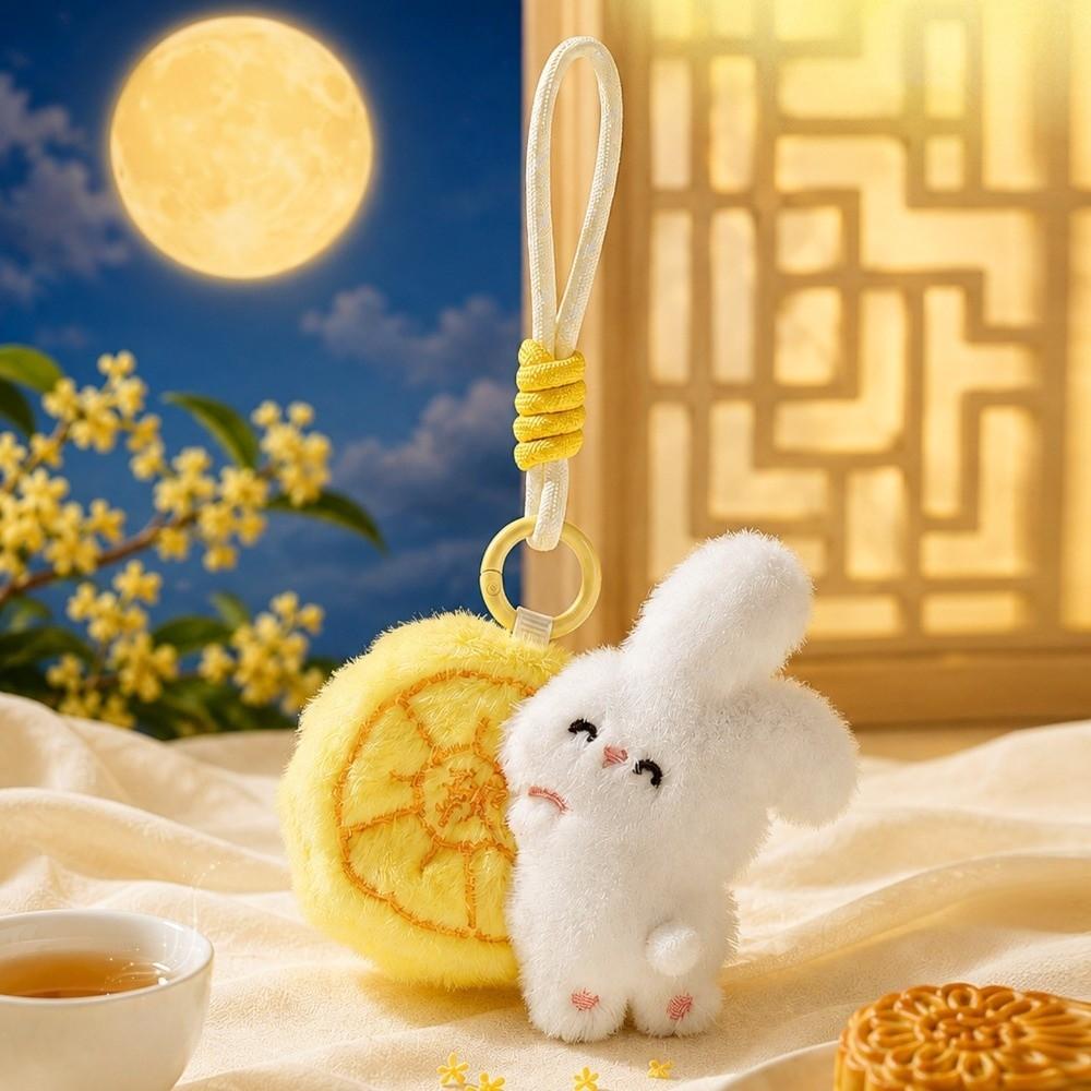 Versatile Bunny Plush Pendant Cartoon Rabbit Keychain Plush Hanging Decoration  Kids Girls Gift