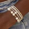 Bohemian Fashion Elegant Pearl Beaded Bracelet Set For Women Gift Jewelry