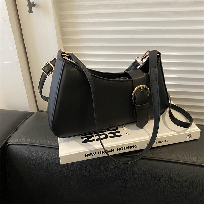 Trendy Pu Armpit Shoulder Bag For Women Winter Street Fashion Crossbody Bag
