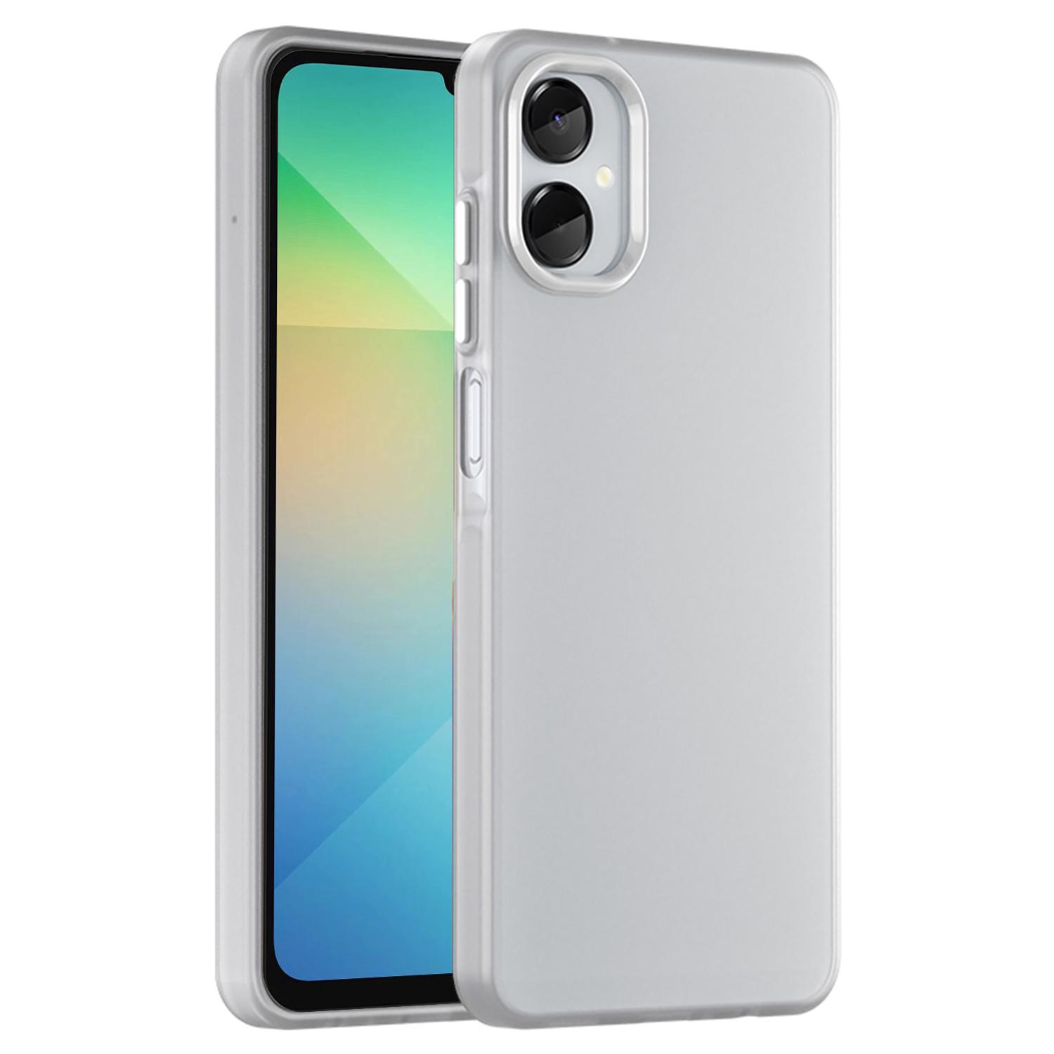 

For Samsung Galaxy A06 5G Case TPU + PC Phone Back Cover Matte Translucent Design B