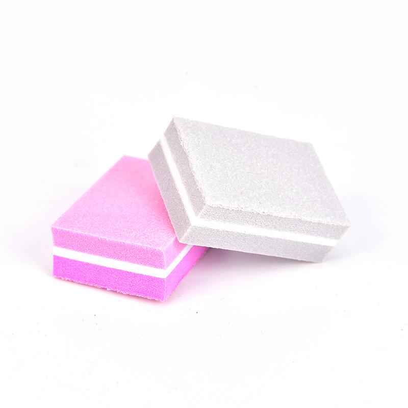 20Pcs Square Nail Sanding Sponge Buffers File Grinding Polishing Manicure Tools