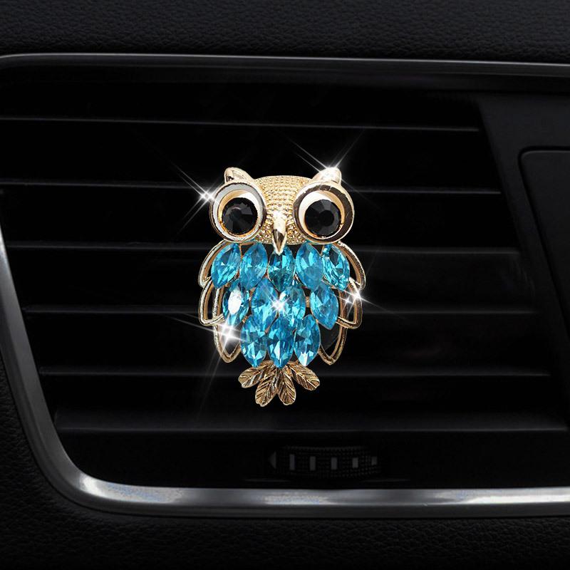 Owl Style car air freshener perfume bottle diffuser   in the car auto Air conditioner outlet vent air Perfume clip