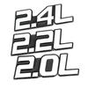 1Pc 2.0L 2.2L 2.4L 2.5L 2.8L Emblem Badge Decal for SUV Car Stickers
