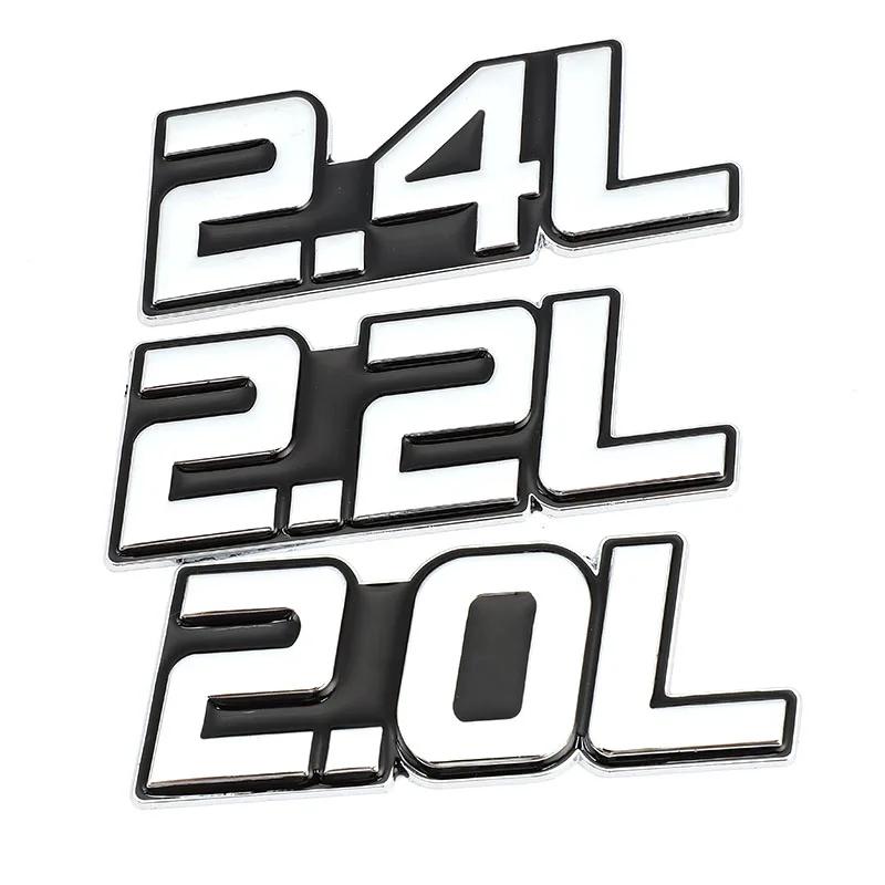 1Pc 2.0L 2.2L 2.4L 2.5L 2.8L Emblem Badge Decal for SUV Car Stickers