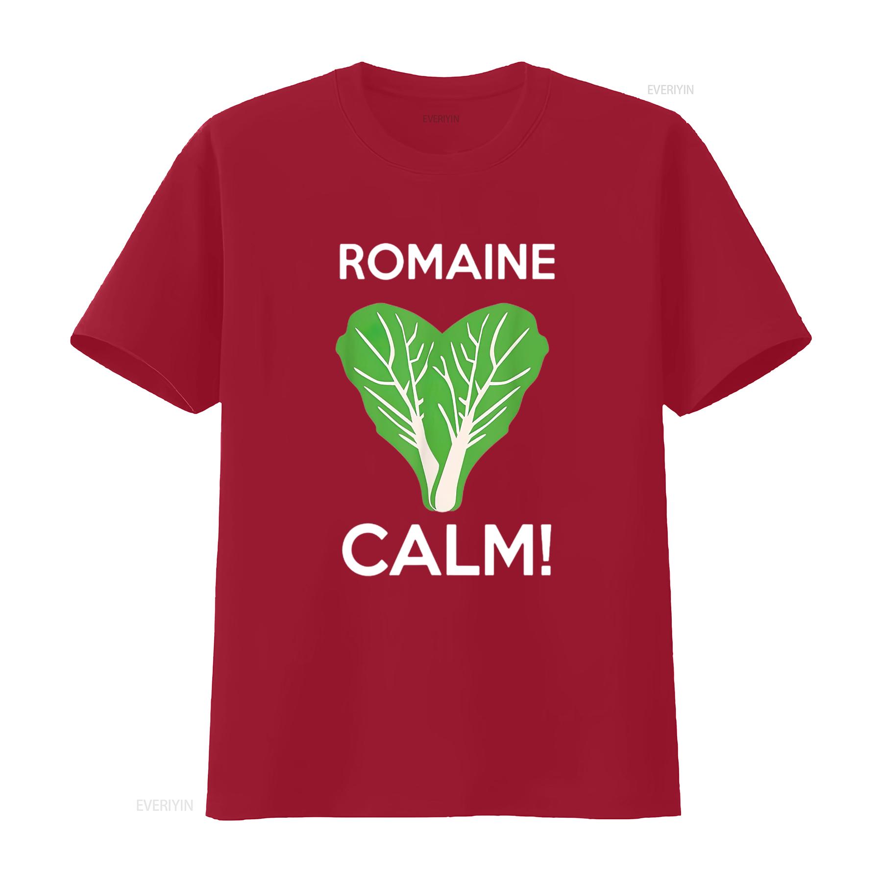 Romaine Calm Funny Restaurant Chef Line Cook Cooking Womens T Shirt Black Medium vintage Washed streetwear Soft Casual graphic S