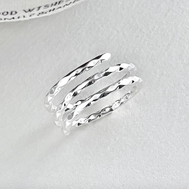 Rhombus Faceted Multi-layer Ring: Versatile, Fashionable, Hip Hop Style for Women