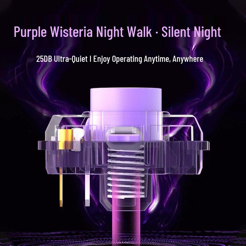 Raptor Series Kailh Purple Kite Linear Silent Switch for HITBOX Low Profile
